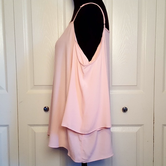 1. State Rayon Asymmetrical Cold Shoulder Top - Picture 5 of 8